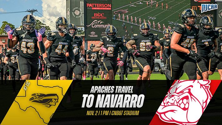 Apache&rsquo;s Travel to No.9 Navarro College to Close 2024 Regular Season