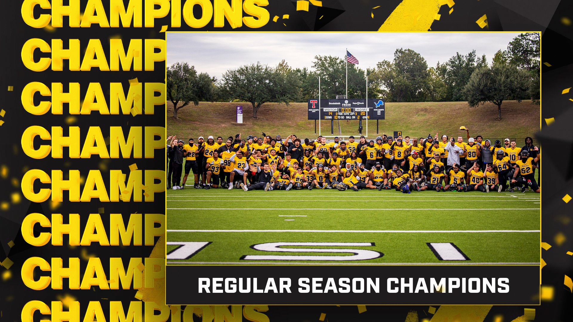 Apache Football Wins SWJCFC Regular Season Championship